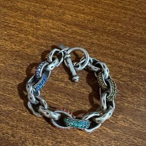 Chico’s toggle rainbow bracelet